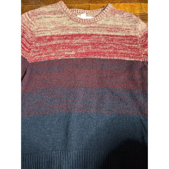 Colorful Space Dyed Stripes Oversized Cozy Sweater H&M LOGG - Picture 6 of 12